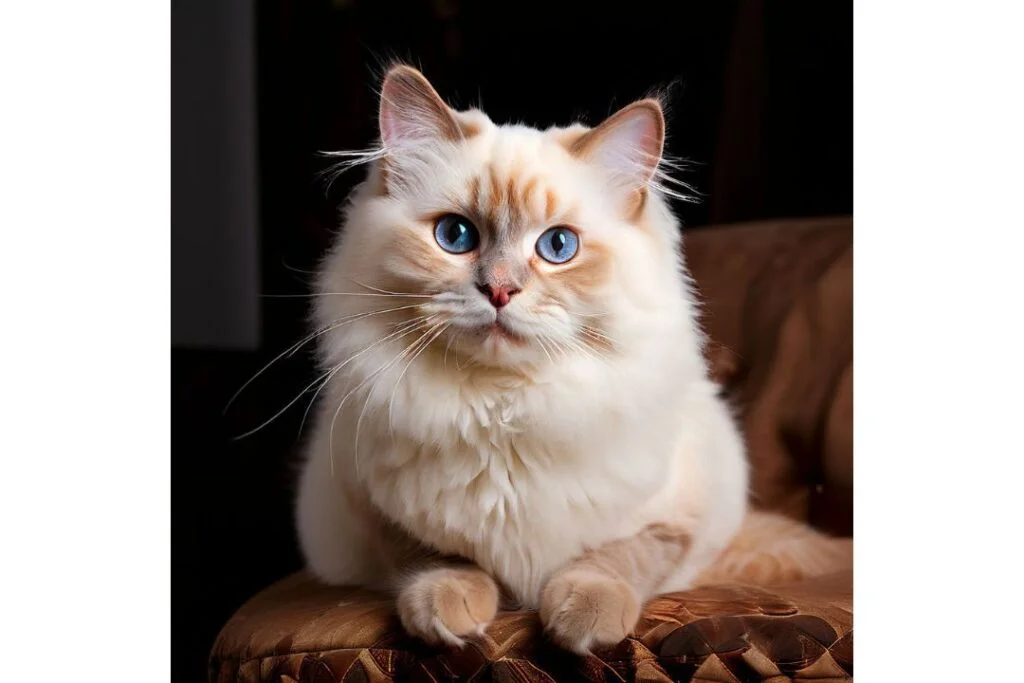 Male Flame Point Ragdoll Cat