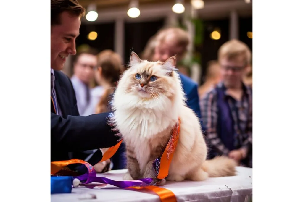 Male Flame Point Ragdoll Cat